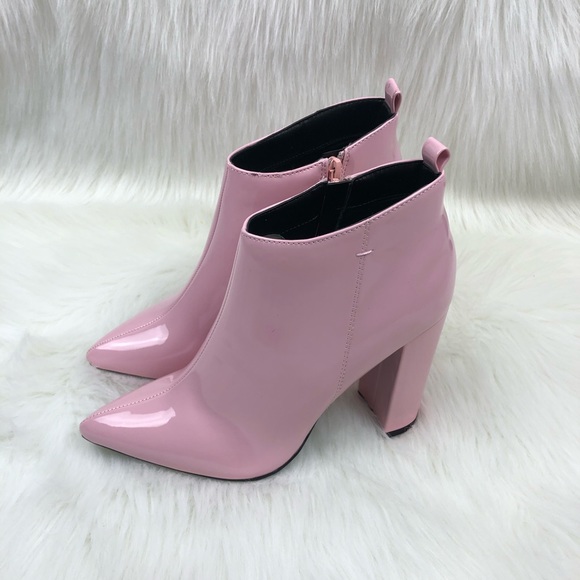 Qupid | Baby Pink Signal Bootie NWT 8.5 - Picture 4 of 14